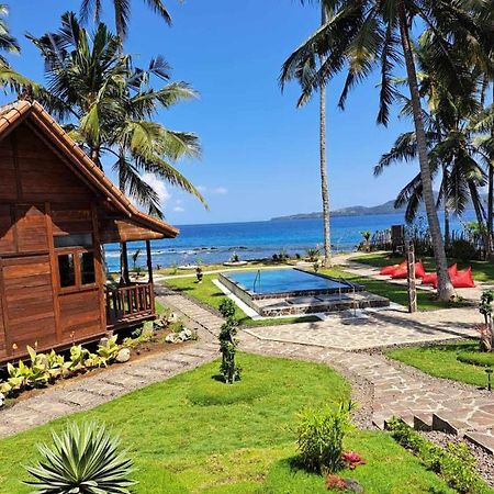 Wooden House Candidasa Manggis Buitenkant foto
