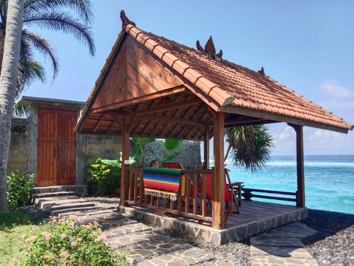 Wooden House Candidasa Manggis Buitenkant foto