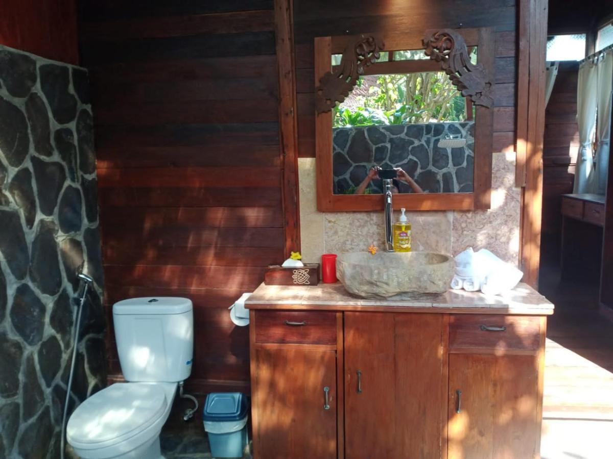 Wooden House Candidasa Manggis Buitenkant foto