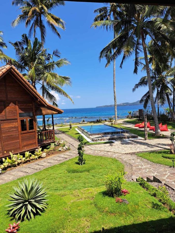 Wooden House Candidasa Manggis Buitenkant foto