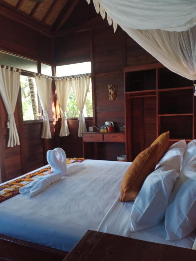 Wooden House Candidasa Manggis Buitenkant foto