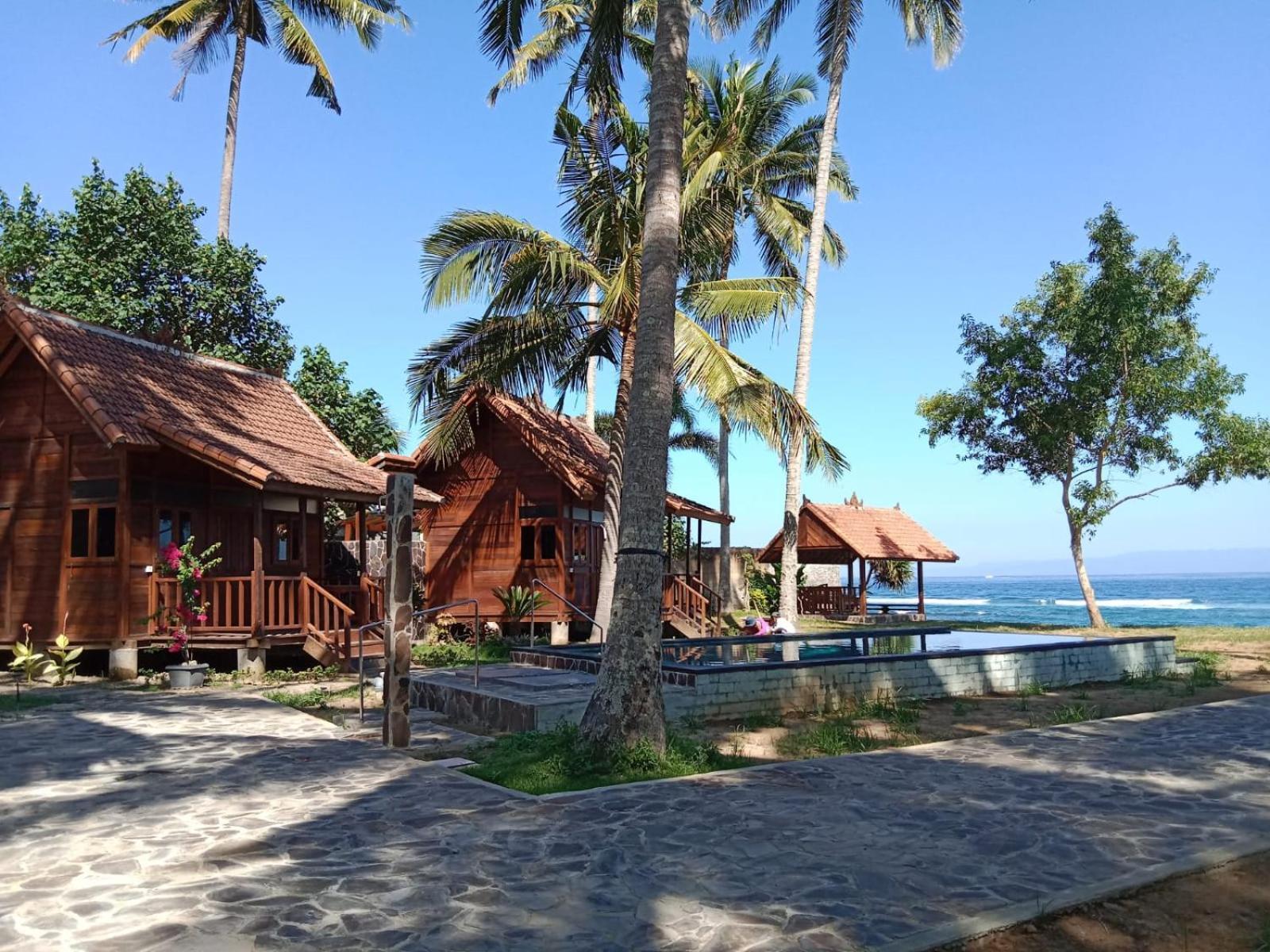 Wooden House Candidasa Manggis Buitenkant foto